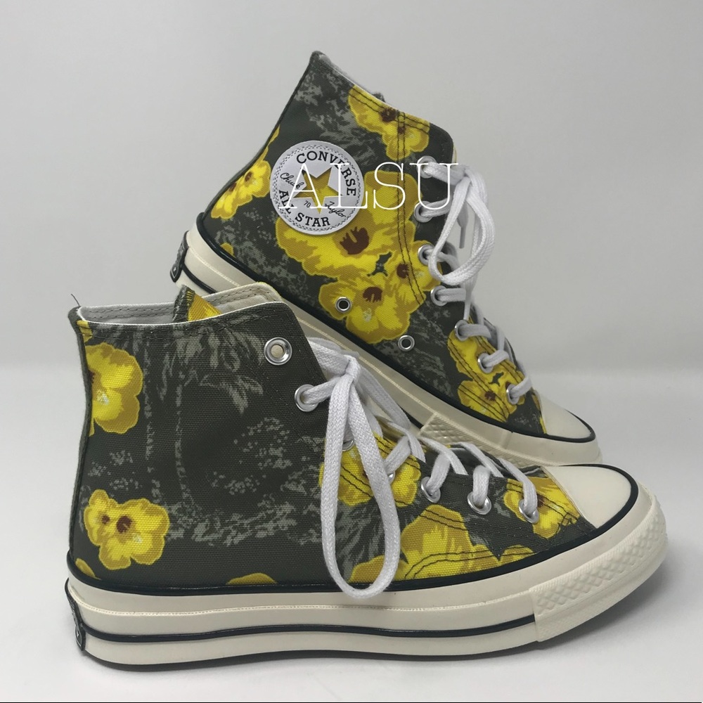 Converse Chuck 70 HI Field Surplus Yellow Green W - Picture 2 of 8